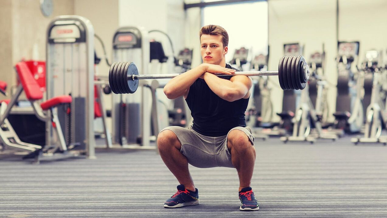 Squats para aumentar a potencia despois