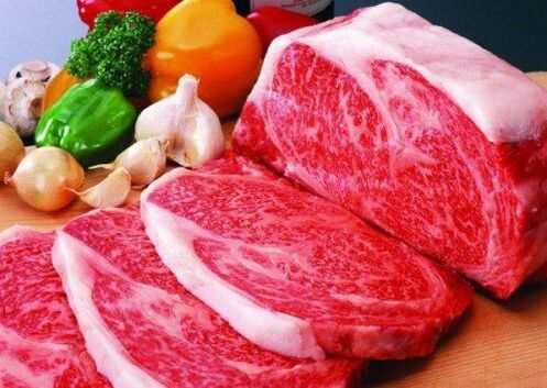 Carne para mellorar a potencia